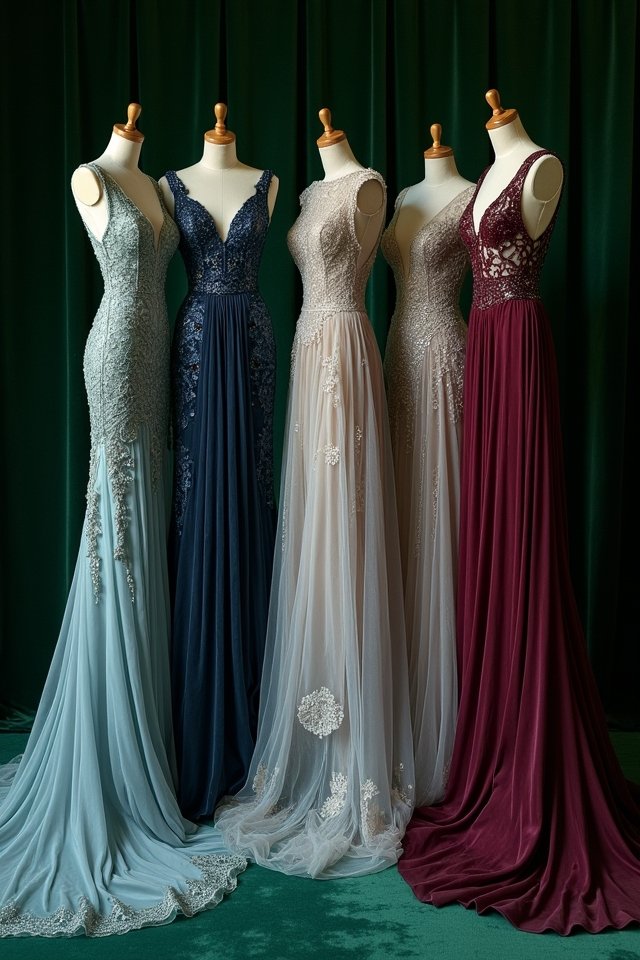 velvet gown luxurious elegance