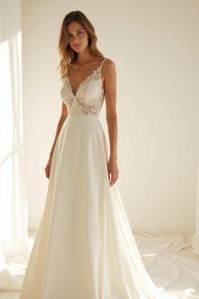 versatile a line wedding dresses