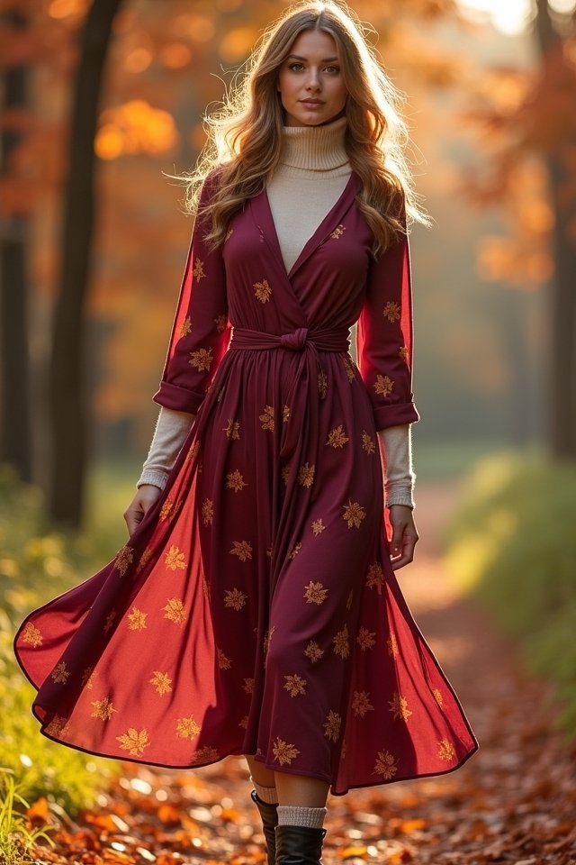 versatile wrap dress styling