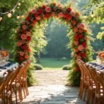 vibrant august wedding colors