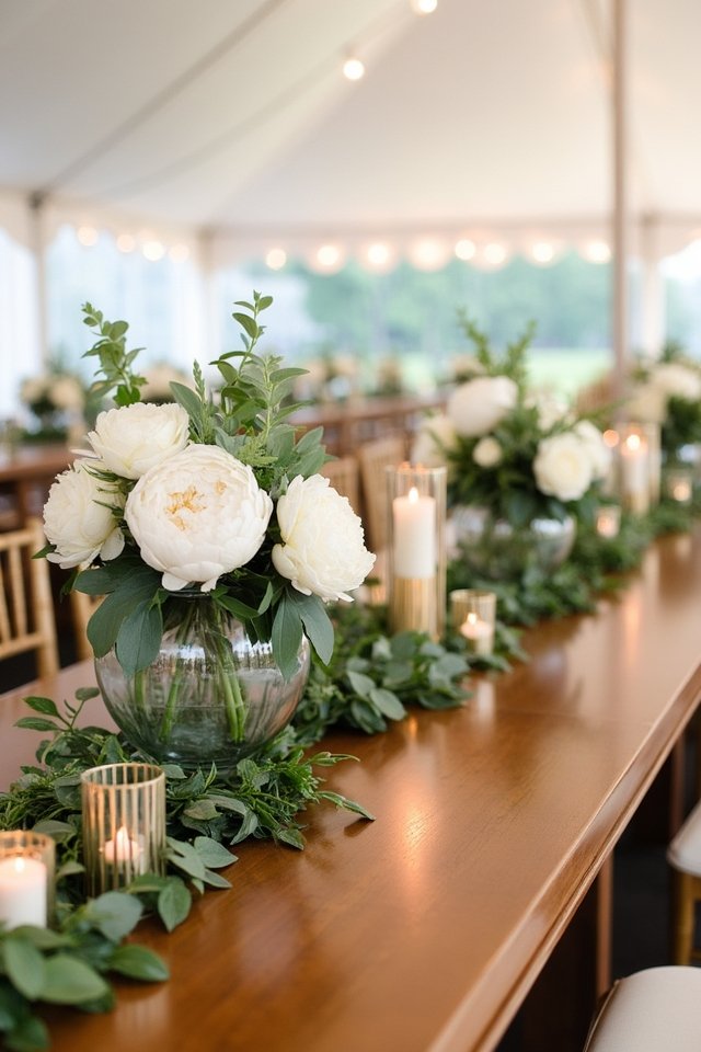 vibrant chic table arrangements
