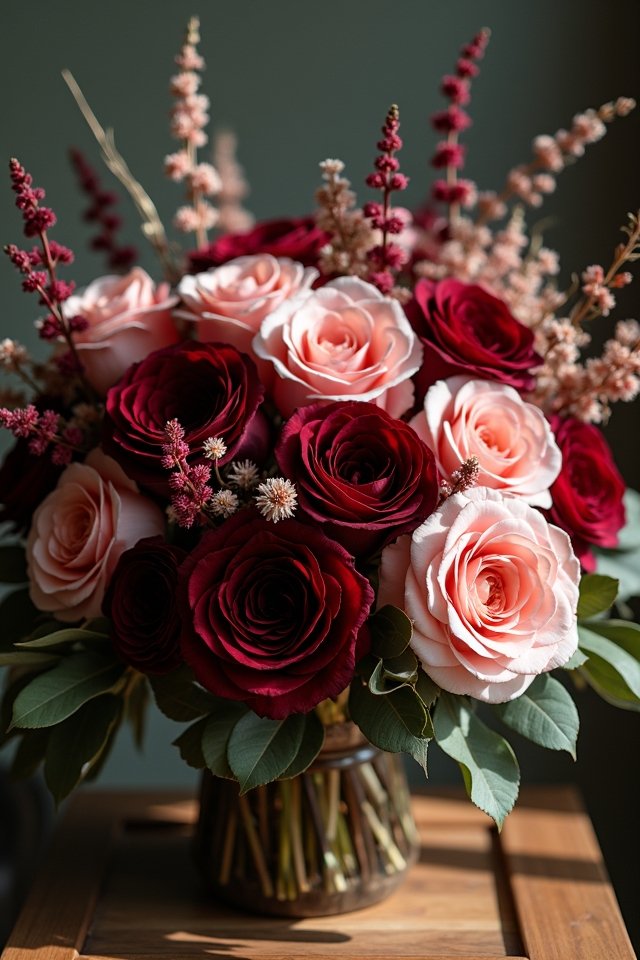 vibrant color combinations bouquet