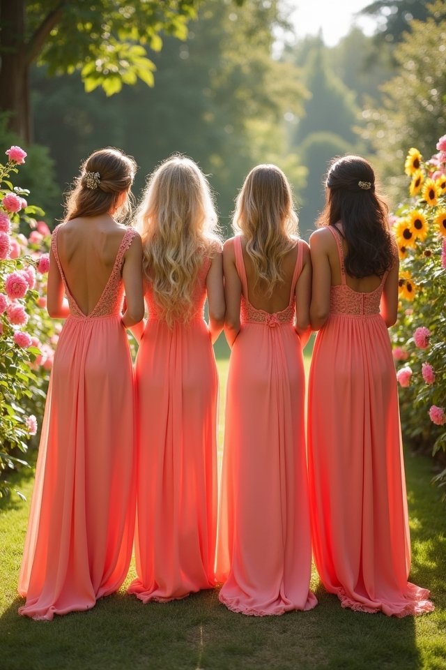 vibrant coral for weddings