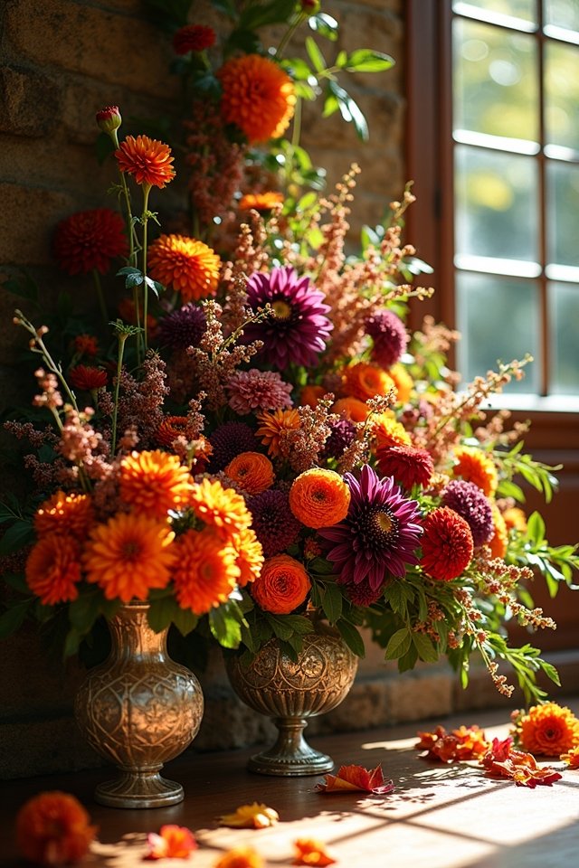 vibrant fall wedding palette