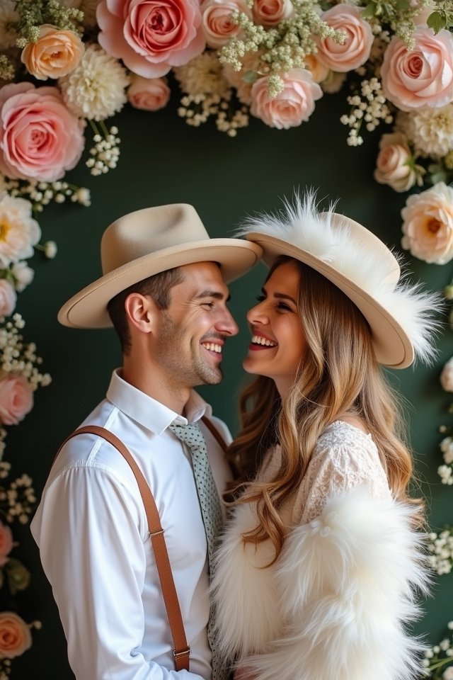 vibrant floral backdrop experience