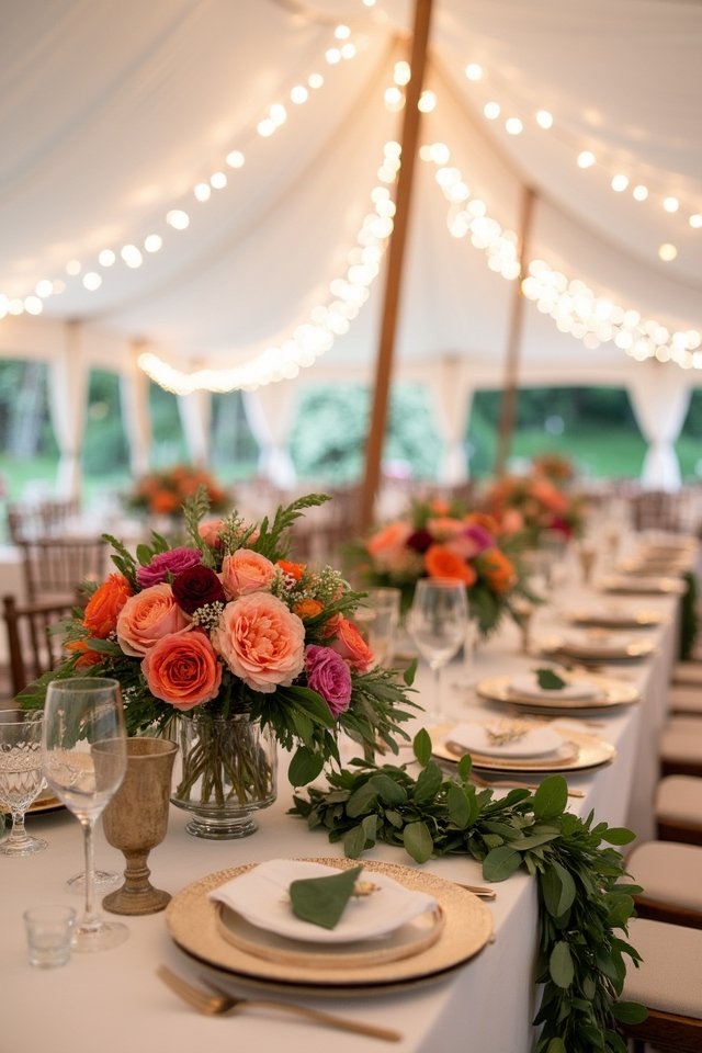 vibrant floral centerpiece arrangements