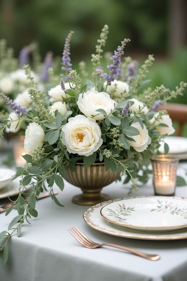 vibrant floral table arrangements