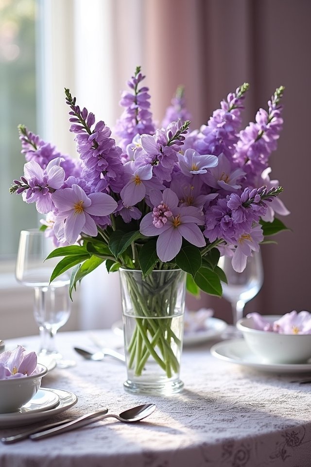 vibrant freesia and iris