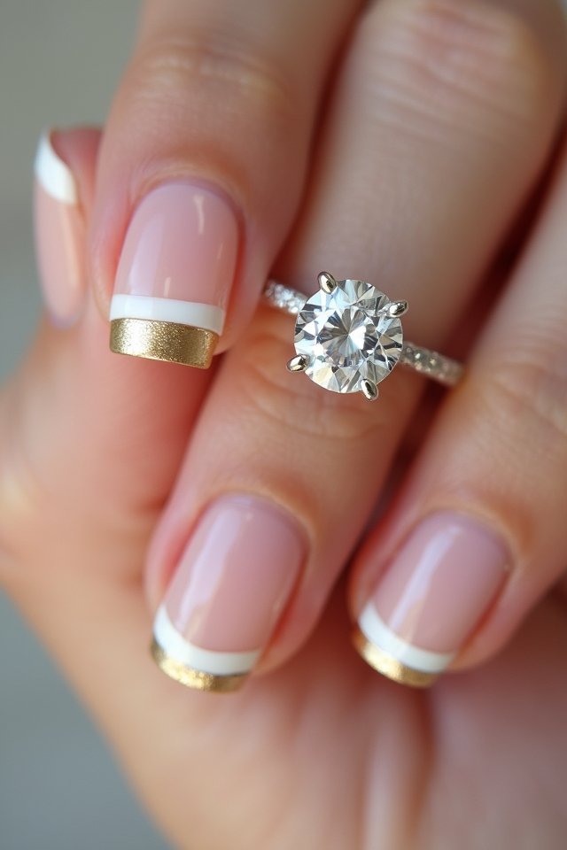 vibrant french tip makeover