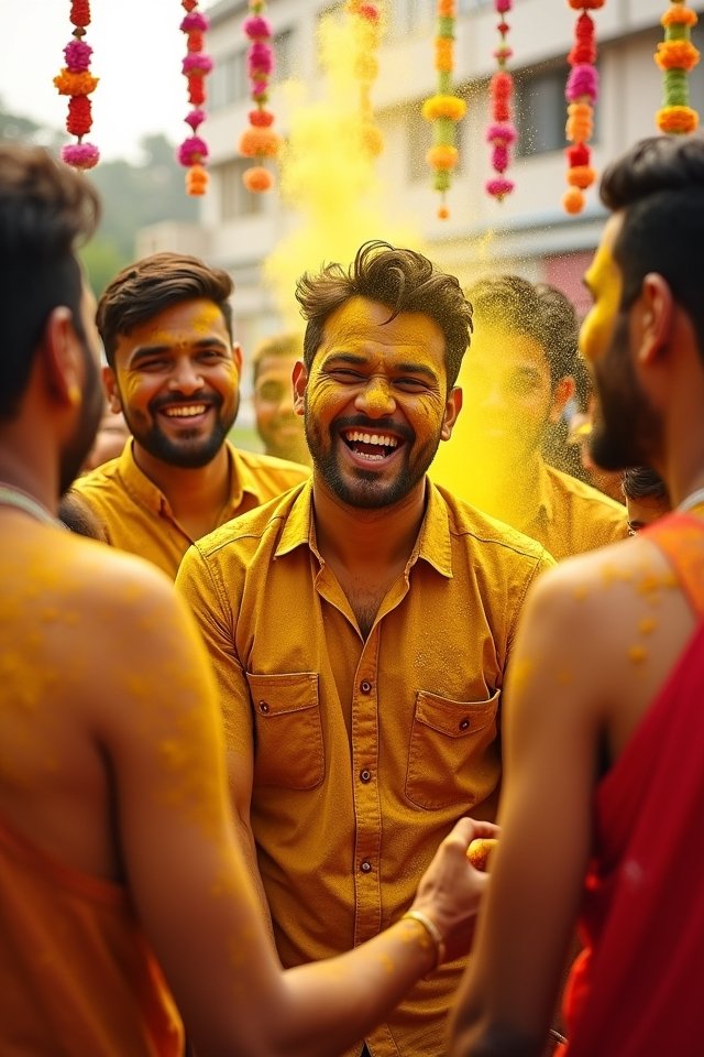 vibrant fun group shots