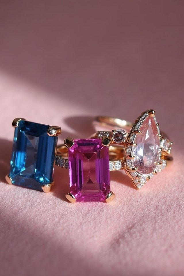 vibrant gemstone ring options