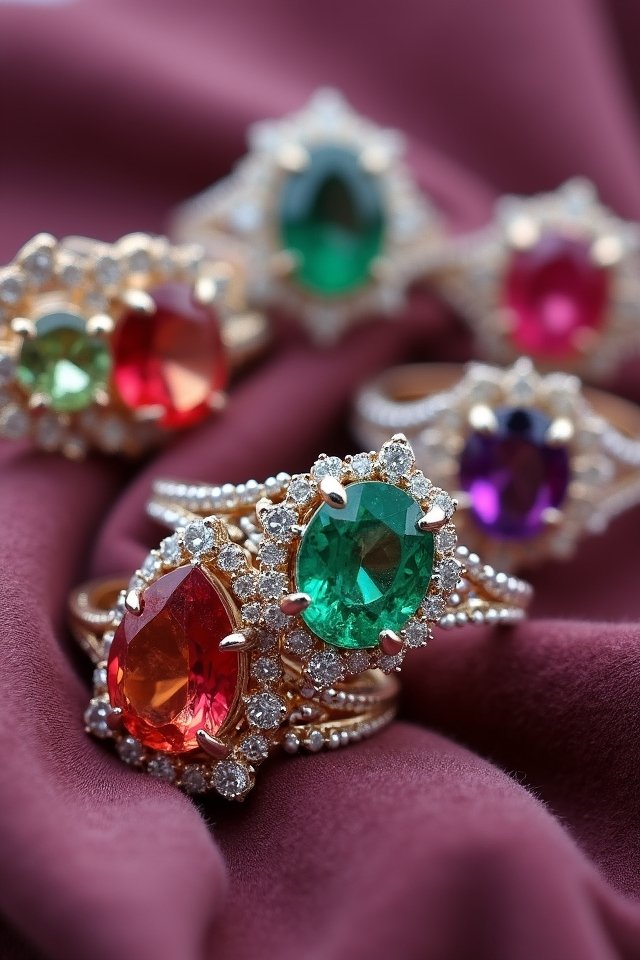 vibrant gemstones for individuality