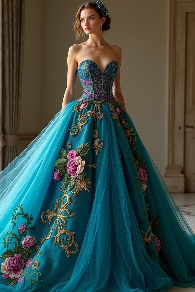 vibrant gowns bold expressions