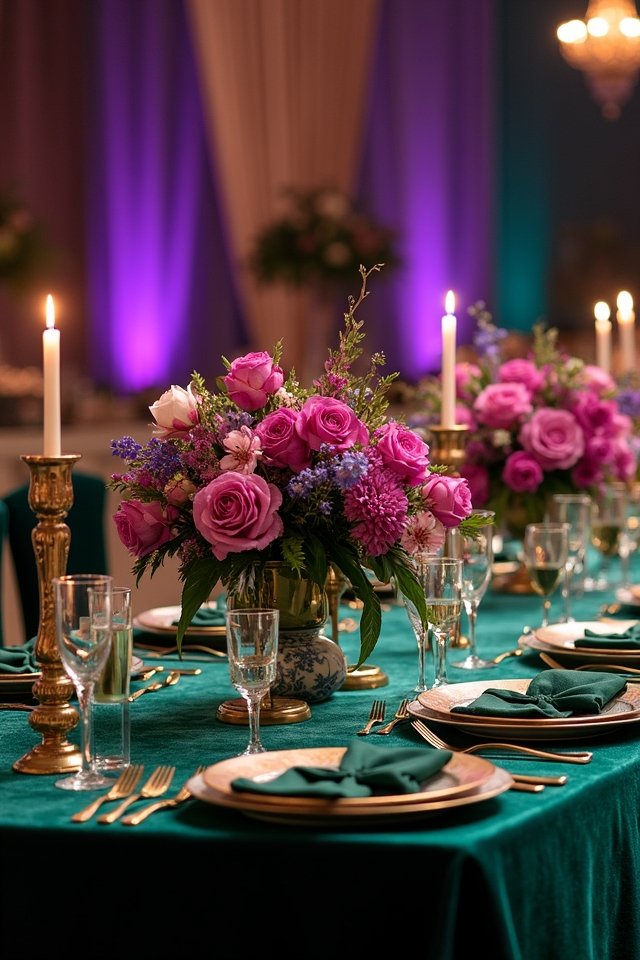 vibrant jewel tone elegance