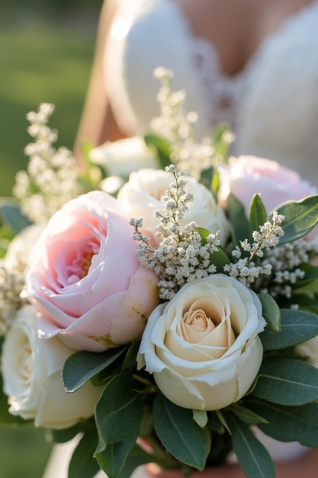 vibrant personalized bridal bouquet