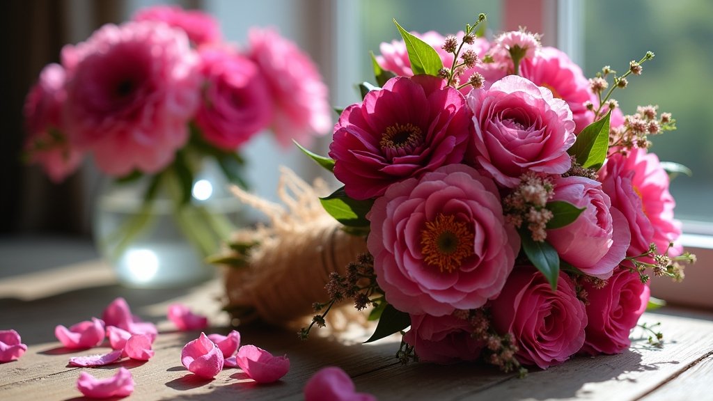 vibrant pink wedding inspiration