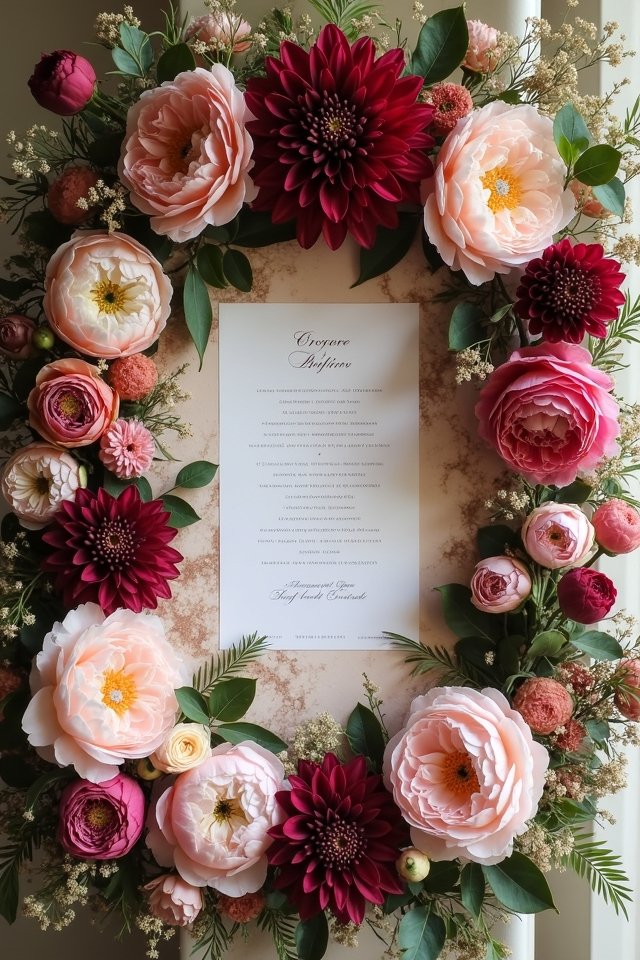 vibrant seasonal floral arrangements