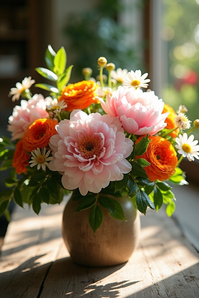 vibrant spring floral arrangements