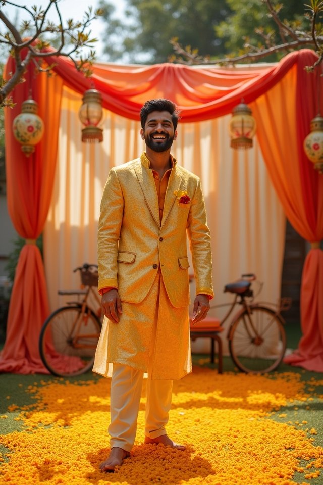 vibrant storytelling wedding backdrops