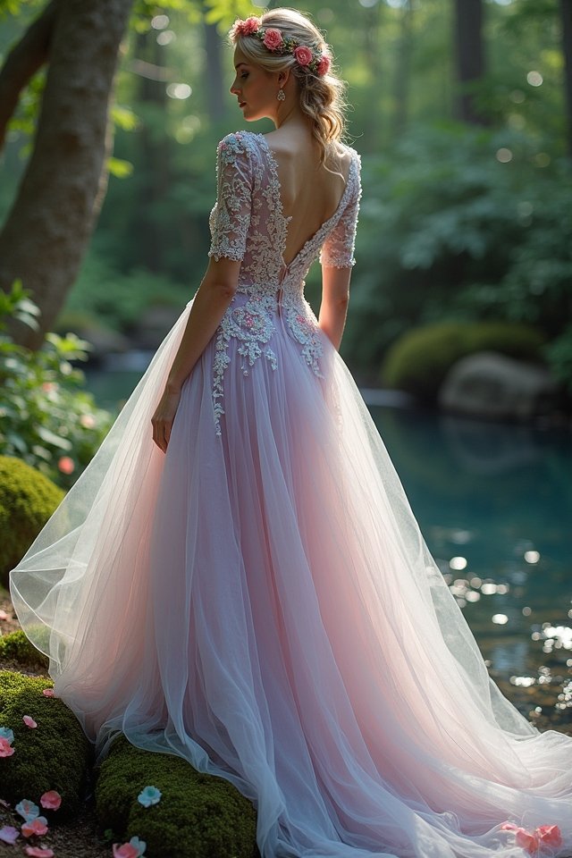 vibrant unique wedding gowns