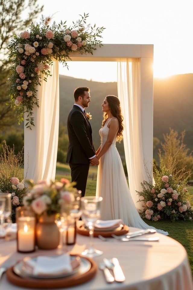 vibrant wedding color combinations