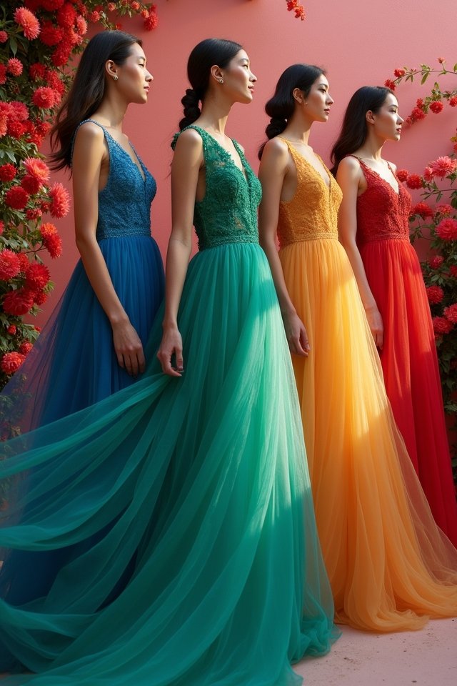 vibrant wedding color palettes