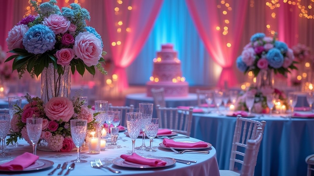 vibrant wedding color themes