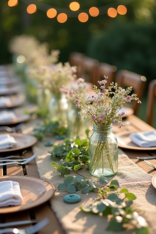 vibrant wildflower wedding arrangements