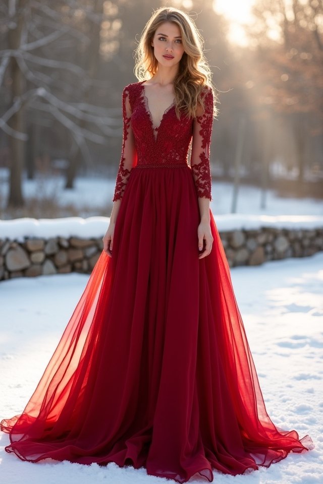 vibrant winter wedding elegance