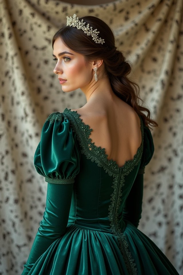 victorian elegance in velvet