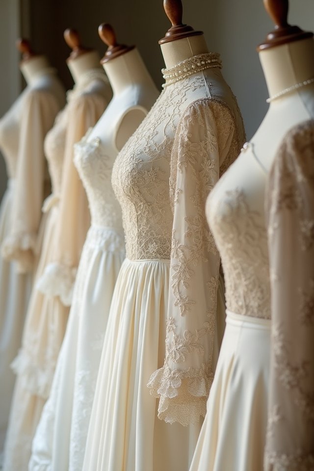 victorian high neck elegance