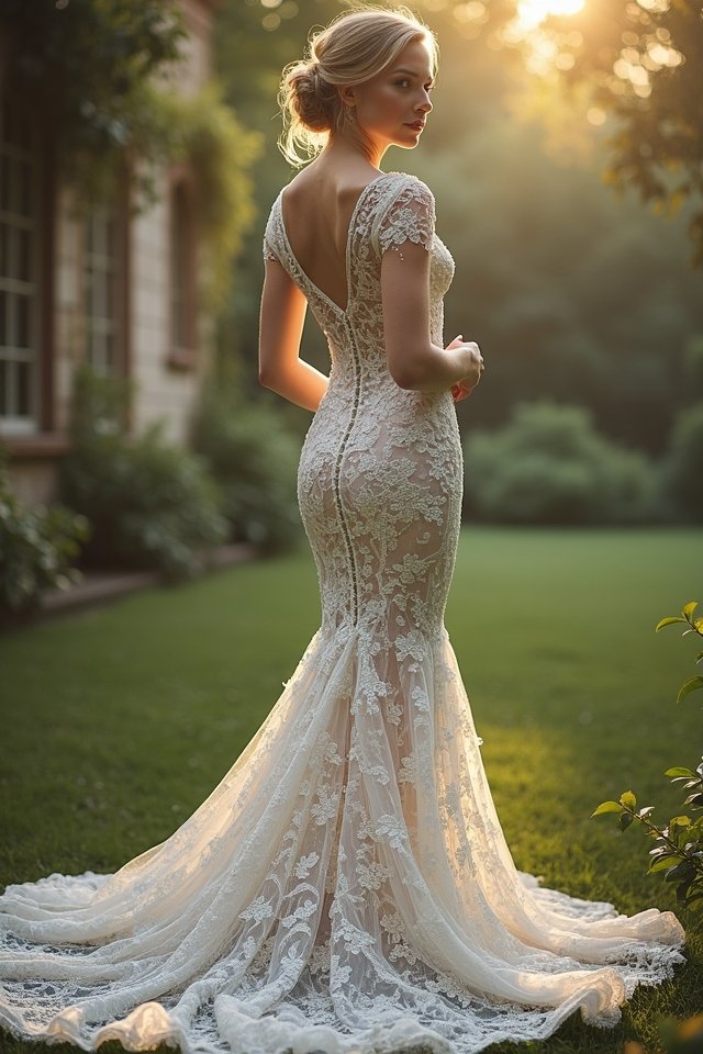 victorian lace mermaid elegance