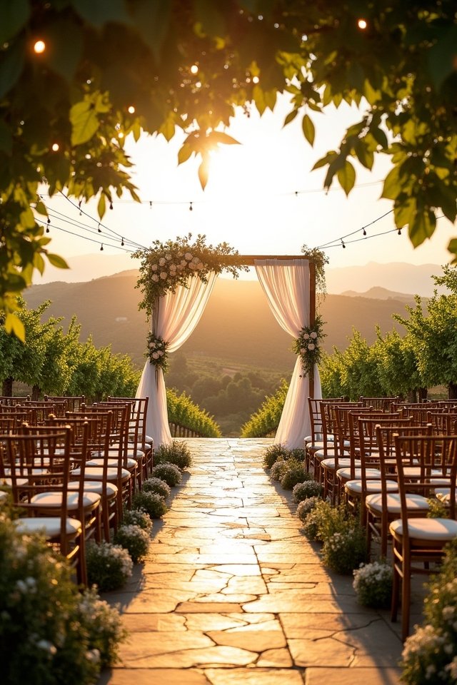 vineyard wedding celebration bliss