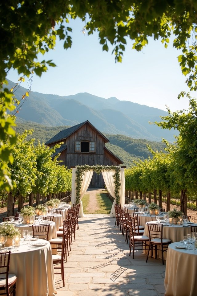 vineyard wedding celebration experience