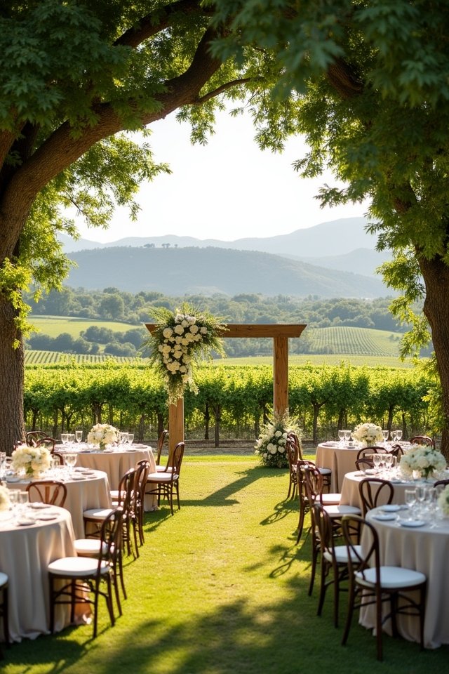 vineyard wedding celebration magic