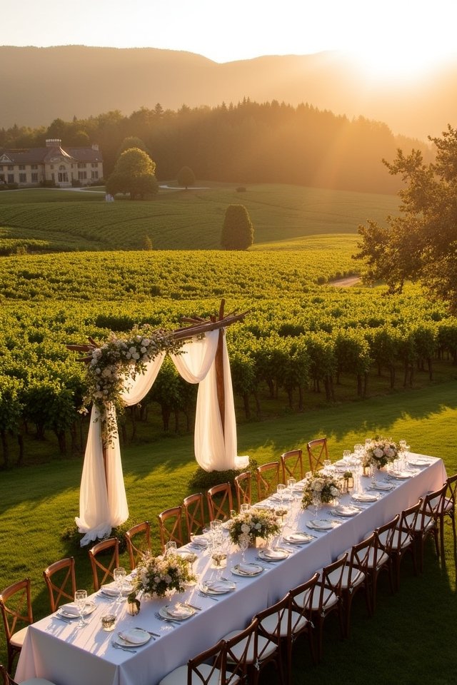 vineyard wedding elegance awaits