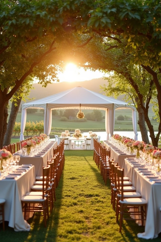 vineyard wedding nature charm