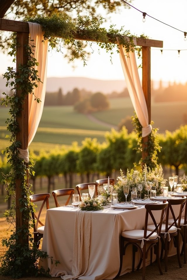 vineyard wedding paradise experience
