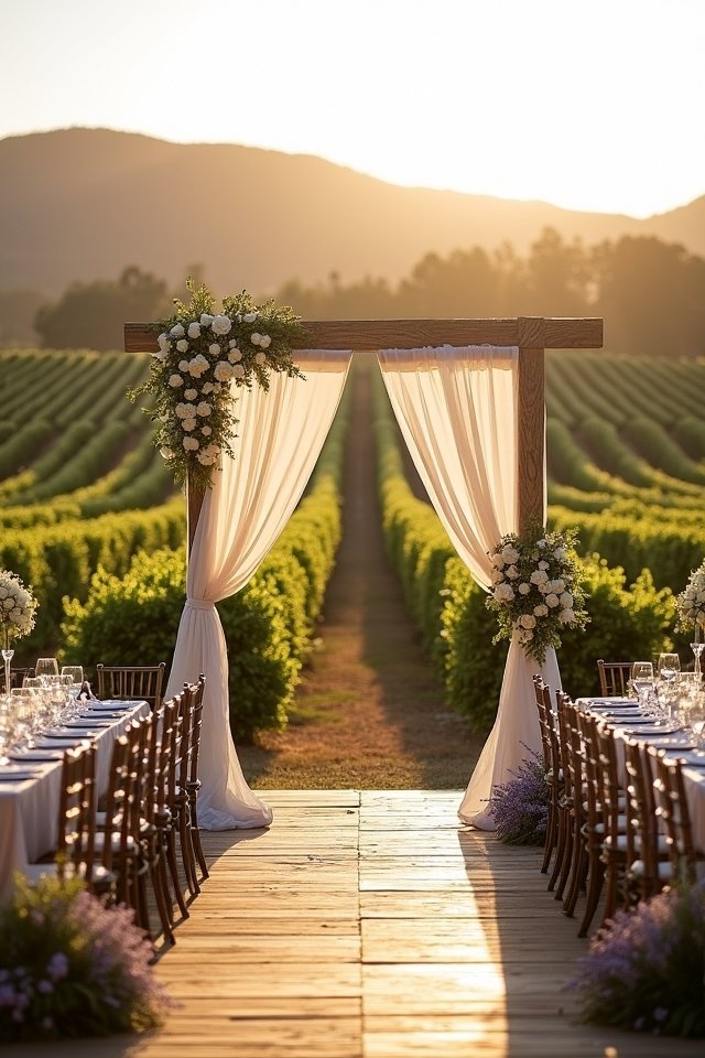 vineyard wedding paradise experience