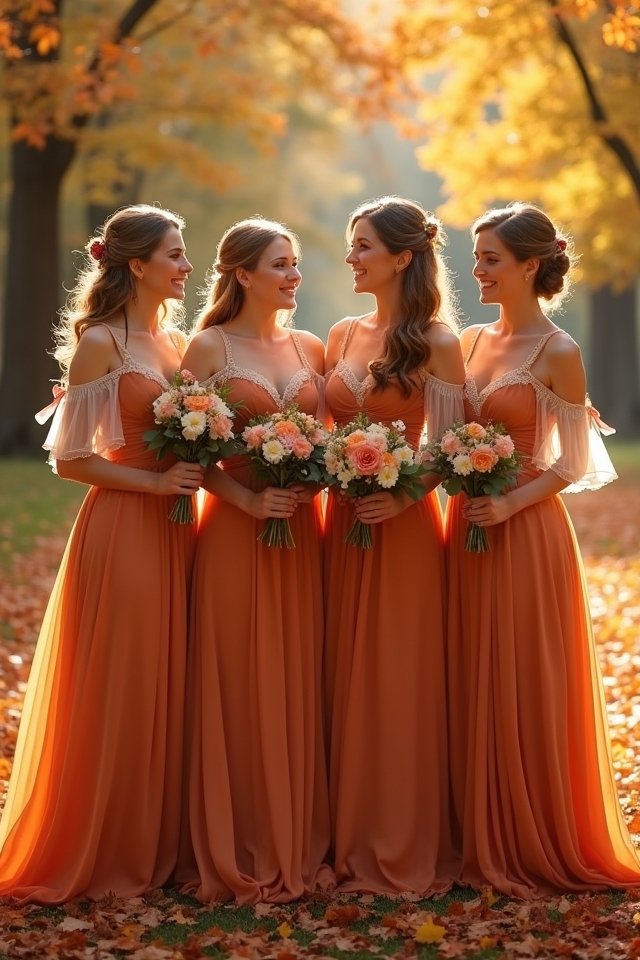 vintage autumn wedding style