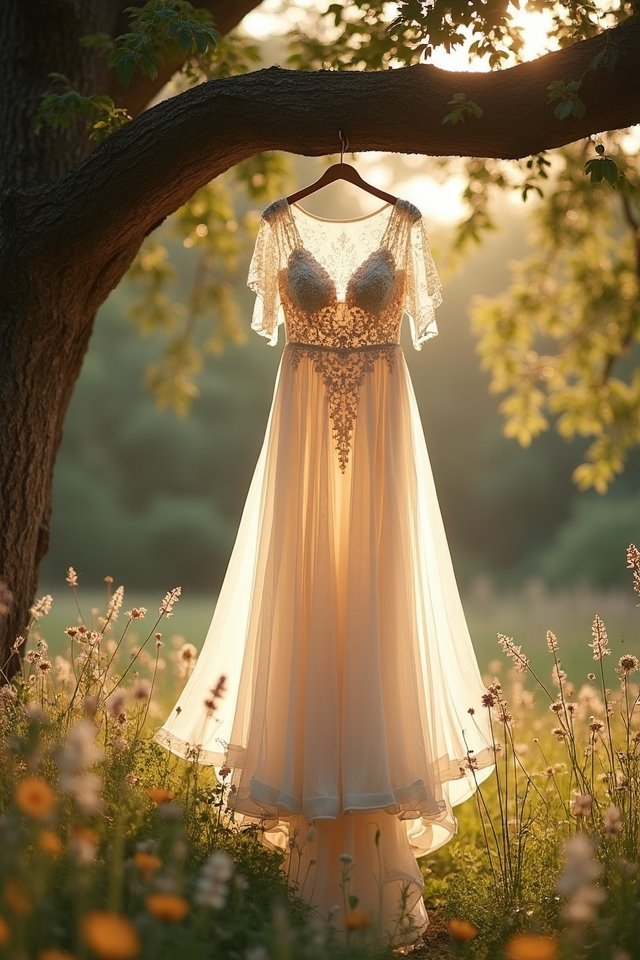 vintage bohemian wedding dress
