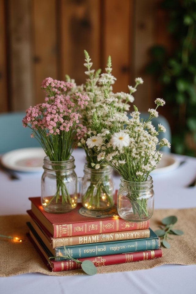 vintage book decor inspiration