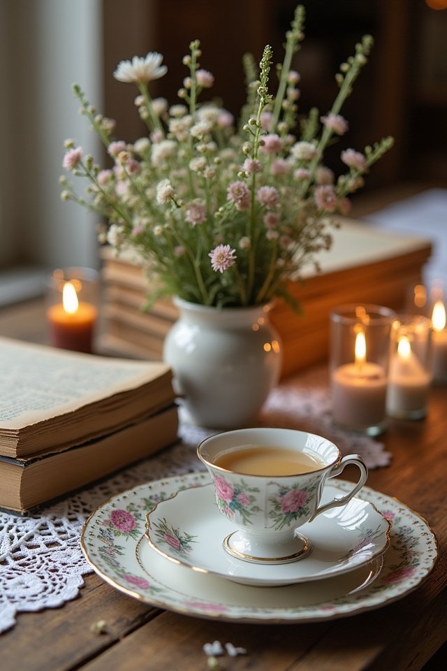 vintage book wedding decor