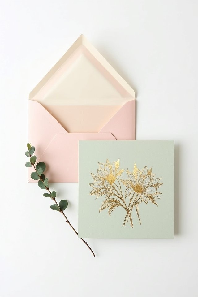 vintage charm postcard invitations