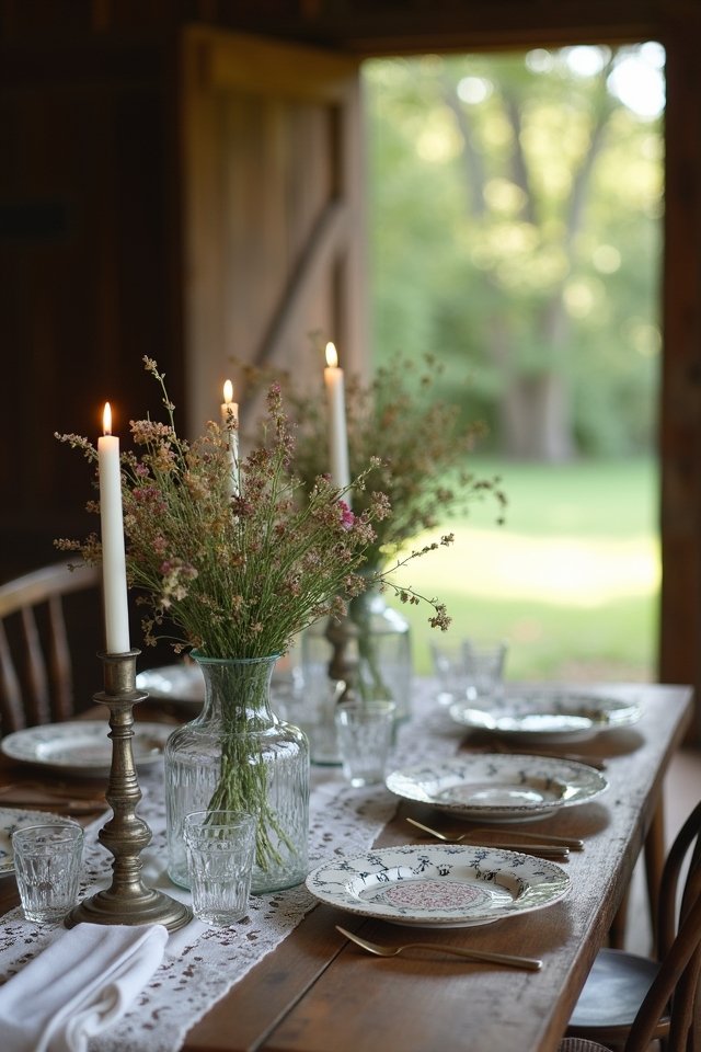 vintage charm with antiques