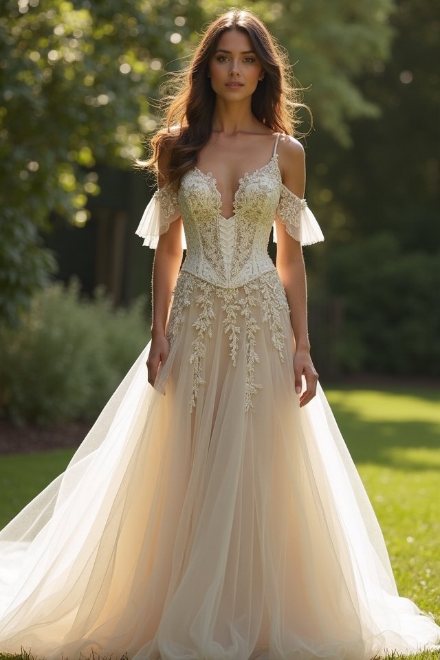 vintage corset gown elegance
