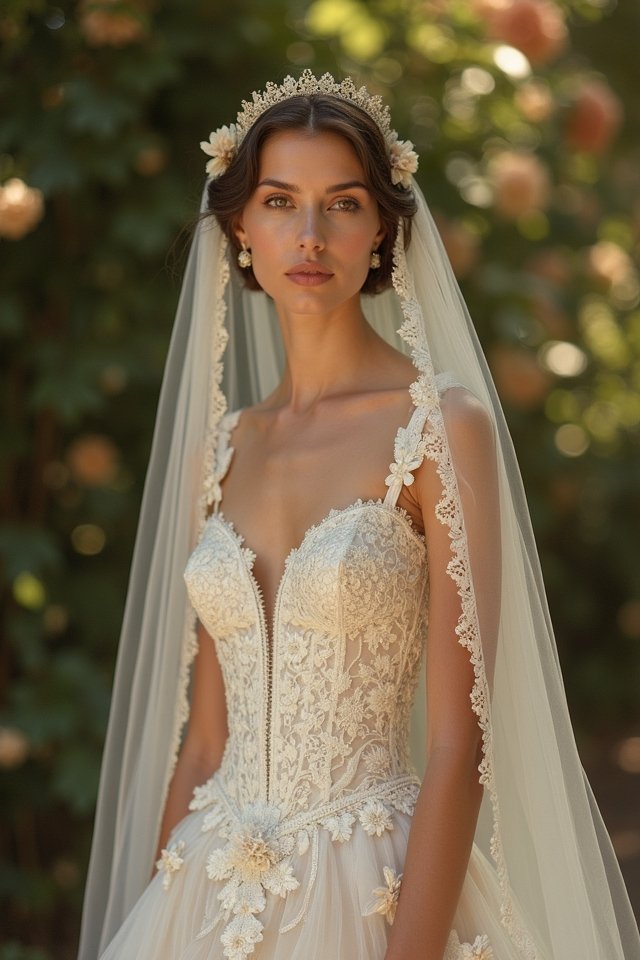 vintage corset wedding elegance