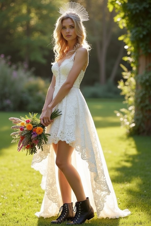 vintage dress bold accessories