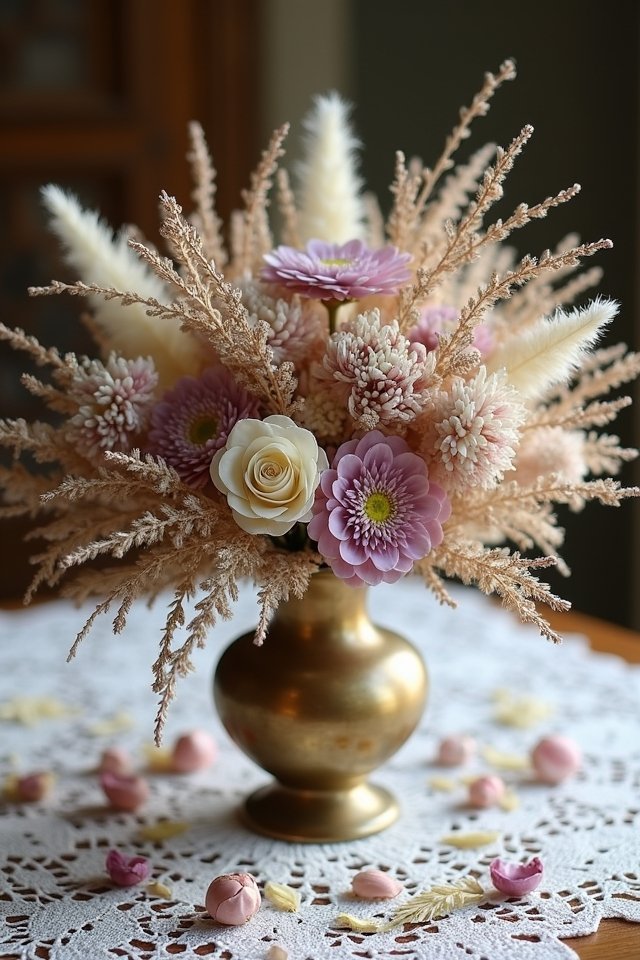 vintage dried flower elegance