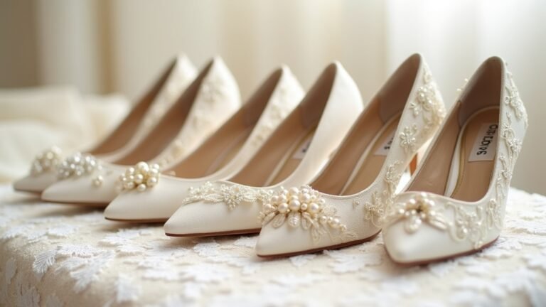 vintage elegance bridal heels